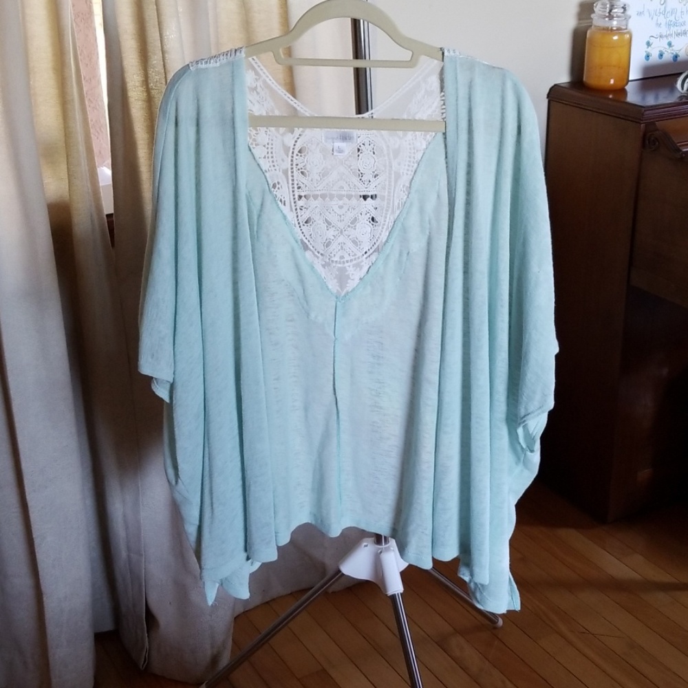 Open front sweater